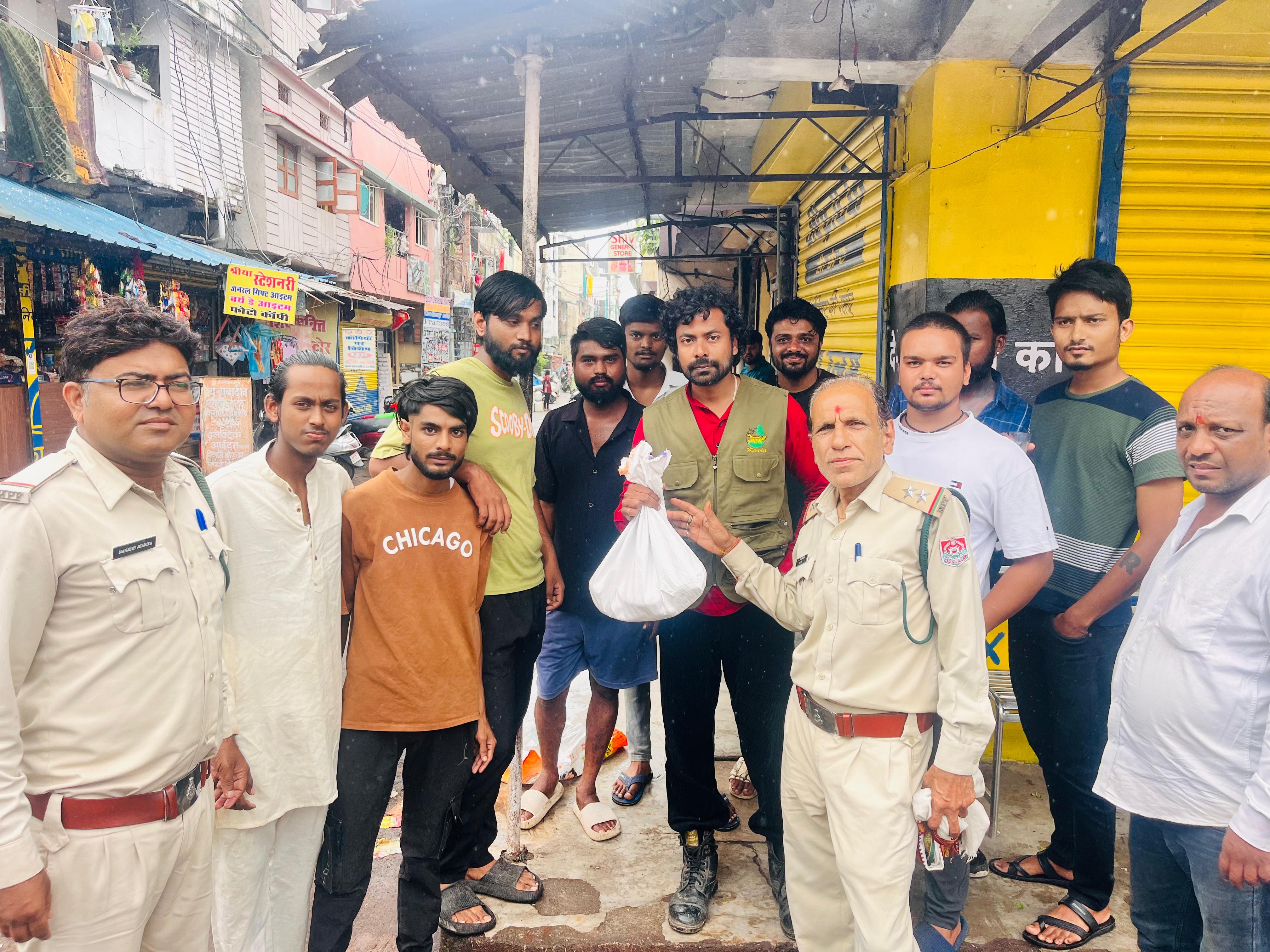Emergency Relief & Ration Distribution with Police Administration